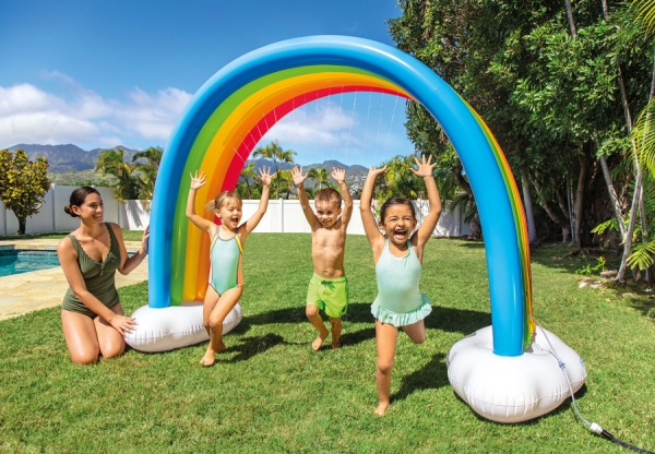  INTEX Rainbow Cloud Sprinkler, . 56597NP