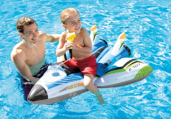    INTEX Water Gun Plane Ride-On, . 57536NP
